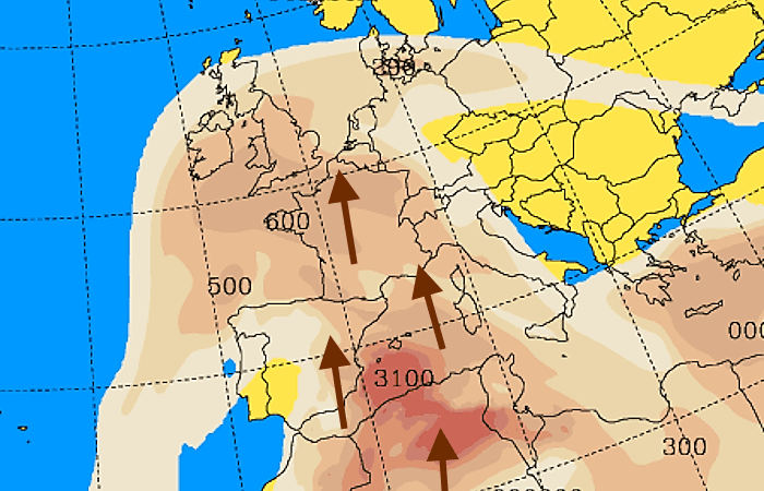 Encore du sable du Sahara dans le ciel de France cette semaine