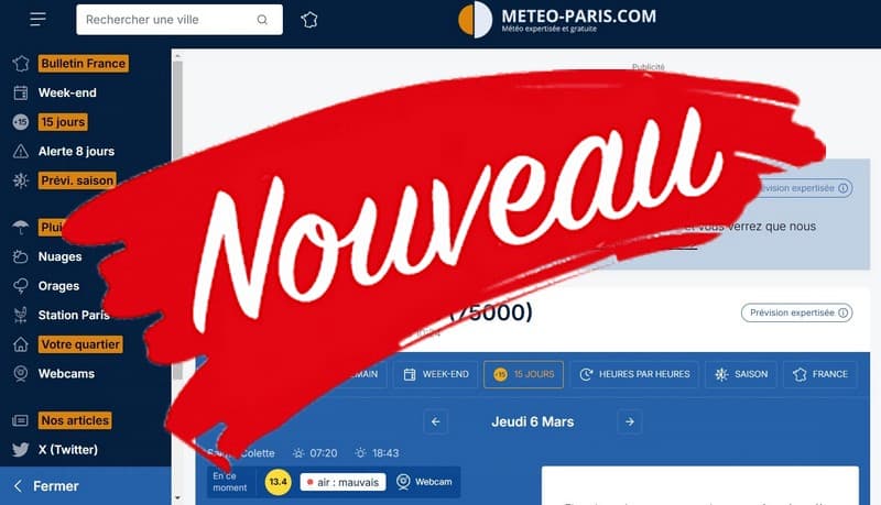 Découvrez votre site météo, bien au-delà de la prévision la plus fiable sur le net