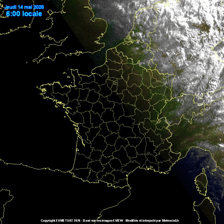 Image d'illustration pour Suivi des nuages en France