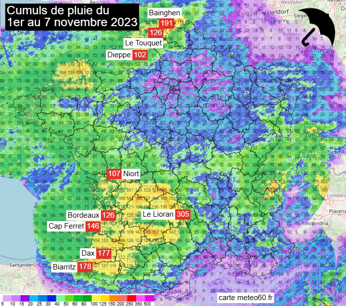 Prévisions météo à 10 jours pour la France - Météo60